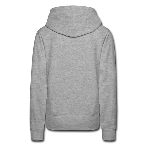 Women's Premium Hoodie Hinten heather grey