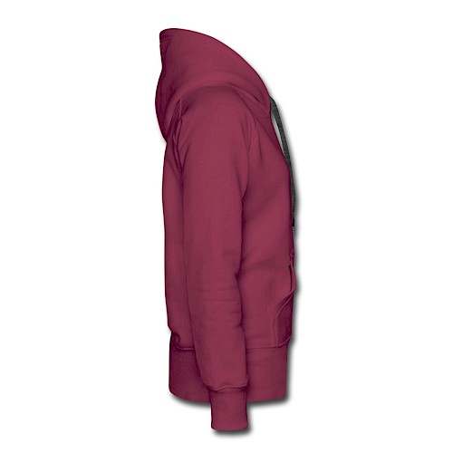 Women's Premium Hoodie Rechts bordeaux