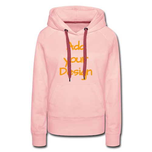 Naisten premium-huppari kristalliroosa