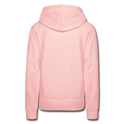 Naisten premium-huppari Hinten kristalliroosa