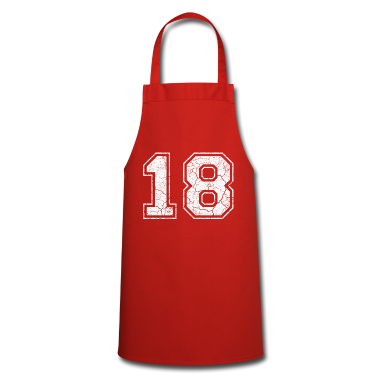 18e anniversaire  - 18 dans blanc in Used Look