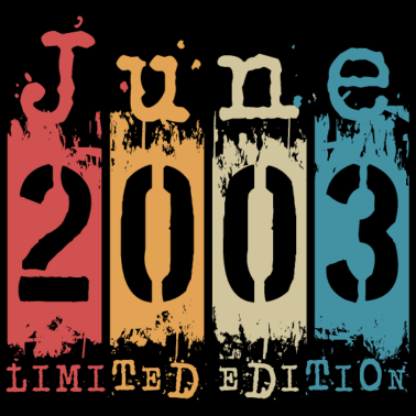 Zoom image Juni Jahrgang 2003 geboren 2003 Geburtstag