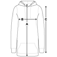 Hoodie Dress Size overview