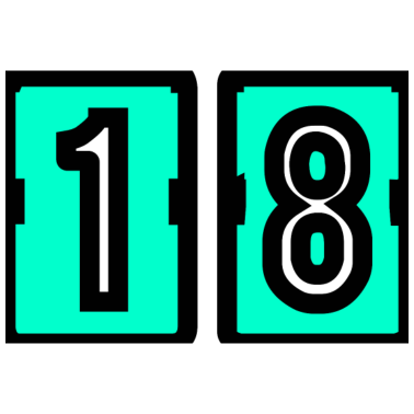 Zoom image 18. 18. GEBURTSTAG. GEBURTSTAG 18 JAHRE. 18