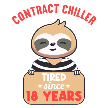 Zoom image Auftragschiller 18 Jahre 18. Geburtstag Faultier