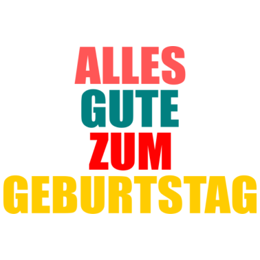 Zoom image Alles Gute Zum Geburtstag. HAPPY BIRTHDAY