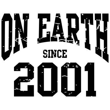Zoom image Birthday - On Earth Since 2001 - Geburtstag