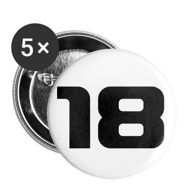 18e anniversaire  - 18, Zahlen, numbers, Nummern, Fußball, football,