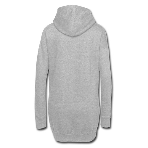 Vestitino con cappuccio Hinten grigio melange