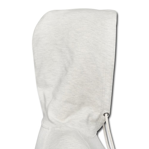 Frauen Cropped Hoodie Devant Beige meliert