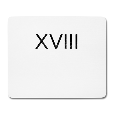 18. Geburtstag  - 18. Geburtstag XVIII Römische Zahl