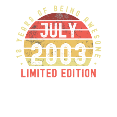 Zoom image 18. Geburtstag 18 Jahre Juli 2003 Retro