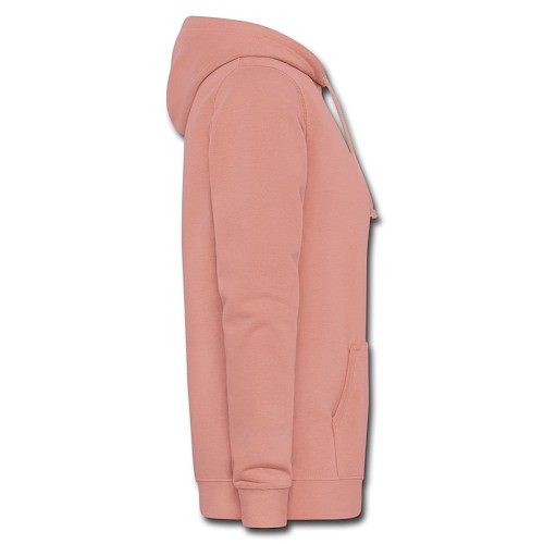 Sweat à capuche Femme Rechts rose poudré