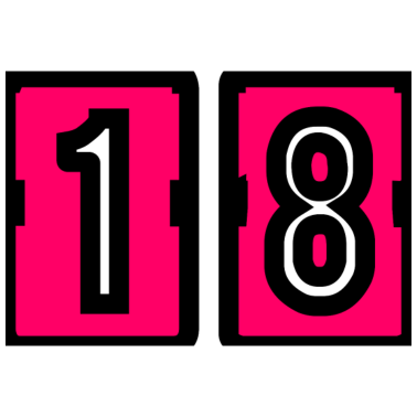 Zoom image 18 ANS. 18e ANNIVERSAIRE. ANNIVERSAIRE 18 ANS. 18