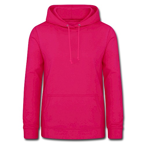 Sweat à capuche Femme Vorne rubis