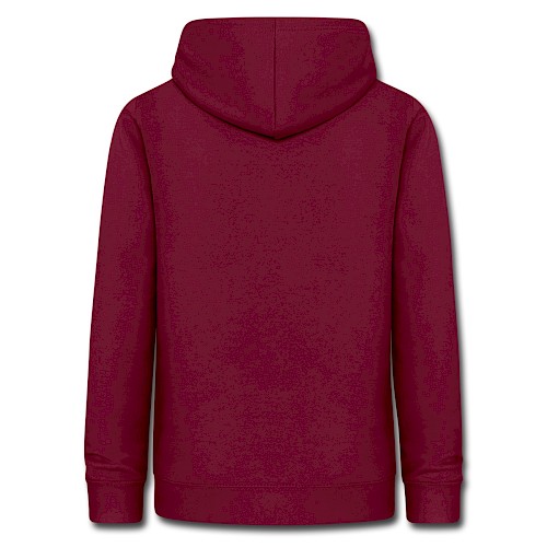 Sweat à capuche Femme Hinten bordeaux