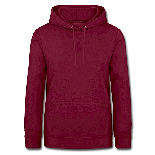 Sweat à capuche Femme Vorne bordeaux