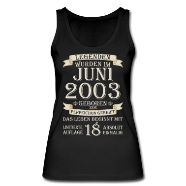 18. Geburtstag  - 18. Geburtstag Juni Jahrgang 2003 Geschenkidee