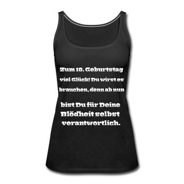 18. Geburtstag  - Zu deinem 18. Geburtstag, Party Geschenkidee