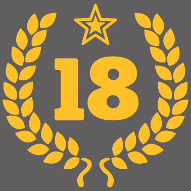 Zoom image 18 - Achtzehn - Birthday - Geburtstag - volljährig