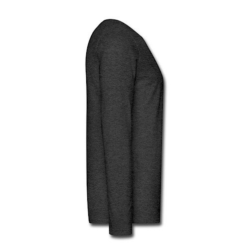 Men's Premium Longsleeve Shirt Rechts charcoal grey