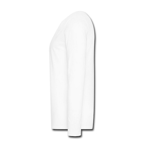 Men's Premium Longsleeve Shirt Links white