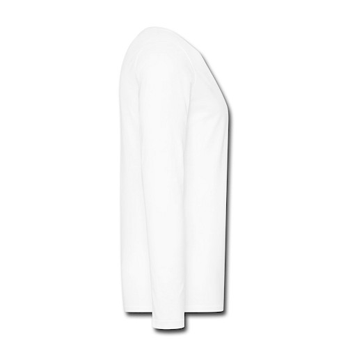 Men's Premium Longsleeve Shirt Rechts white