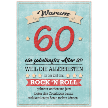 Zoom image Geburtstag 60 Jahre alt Geschenk Spruch