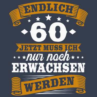 Zoom image Endlich 60 Jahre Spruch 60 Geburtstag Geschenk