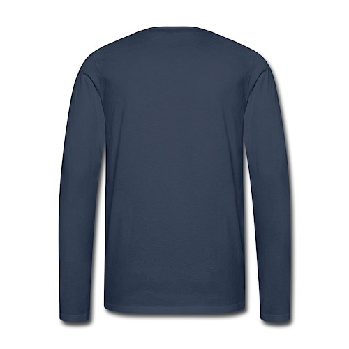 Men's Premium Longsleeve Shirt Hinten navy