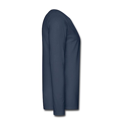 Men's Premium Longsleeve Shirt Rechts navy