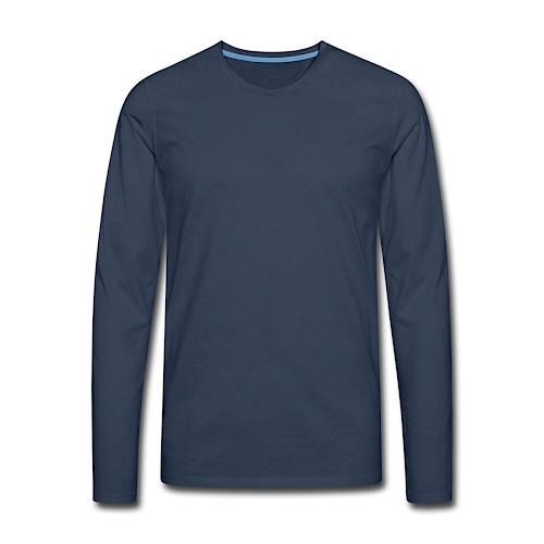 Men's Premium Longsleeve Shirt Vorne navy