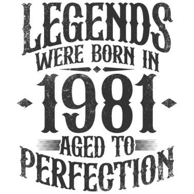 Zoom image 1981 Vintage Born Legends Cadeau d’anniversaire