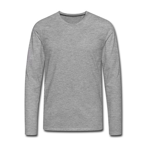 Men's Premium Longsleeve Shirt Vorne heather grey