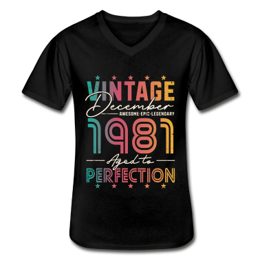 Dicton d’anniversaire  - Décembre 1981 Vintage Retro Anniversaire