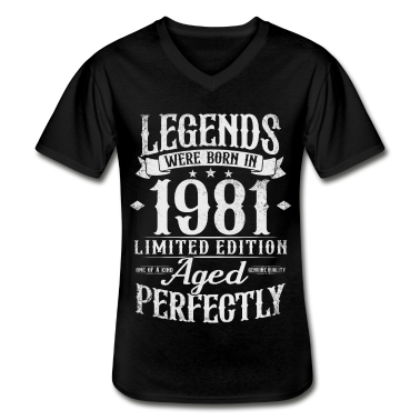 Dicton d’anniversaire  - 1981 Vintage Born Legends Cadeau d’anniversaire