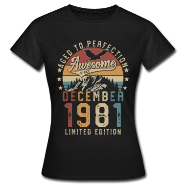 Dicton d’anniversaire  - Décembre 1981 Vintage Vintage Rétro Anniversaire