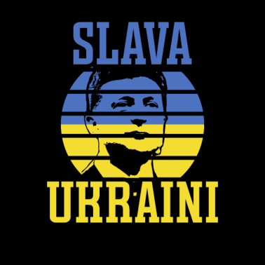 Zoom image Slava Ukraini Zelenskyin auringonlasku