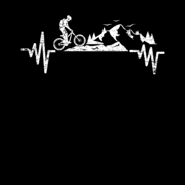 Zoom image ECG di battito cardiaco della bicicletta