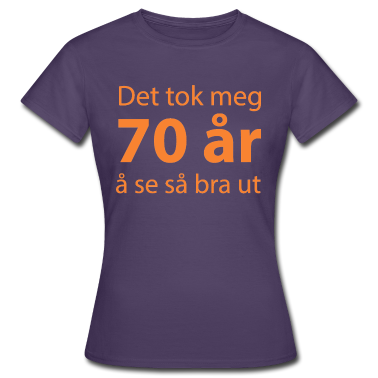 bursdagsordtak  - T skjorte til 70 åring