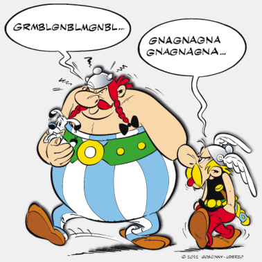 Zoom image Asterix & Obelix speach bubbles