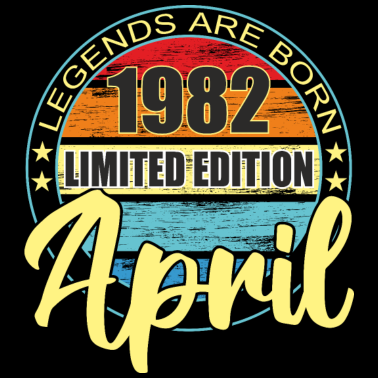 Zoom image Birthday Saying Legends är födda april 1982