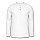 thumbnail Henley T-shirt med lange ærmer Vorne hvid