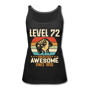 Geburtstagsspruch  - Level 72 Jahre freigeschaltetes Gaming-Geburtstagsgeschenk