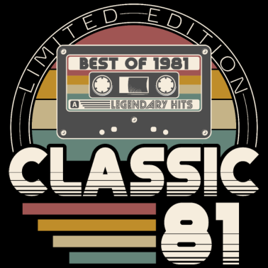 Zoom image Vintage 1981 Rétro Vintage Cadeau d’anniversaire