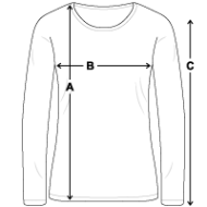 Women's Premium Longsleeve Shirt Size overview