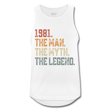 Dicton d’anniversaire  - Né en 1981 Homme Mythe Légende Anniversaire