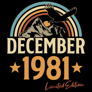 Zoom image Décembre 1981 Vintage Vintage Rétro Anniversaire