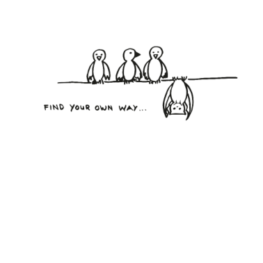 Zoom image Lepakko motivaatio Chill Rentoudu olla erilainen