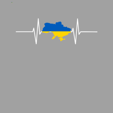 Zoom image Ukraina Heartbeat Lippu Vintage Ukraina
